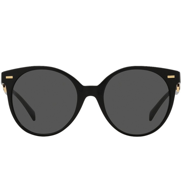NIB Versace Round Black Sunglasses - Picture 3 of 5
